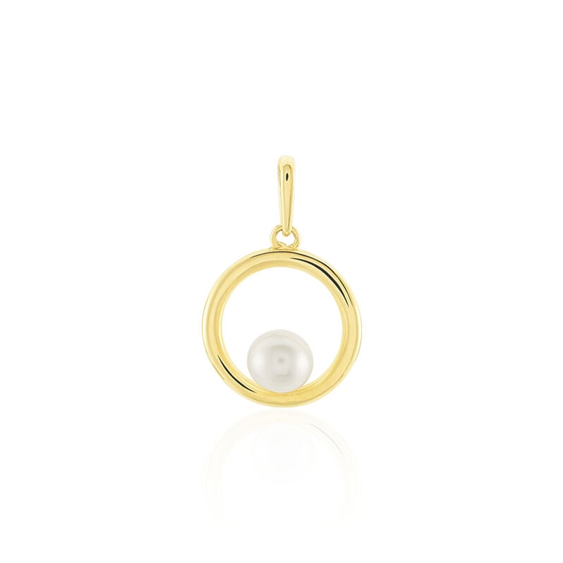 Pendentif Or Jaune Imelie Perle De Culture Cercle - Spannringe Damen | OROVIVO