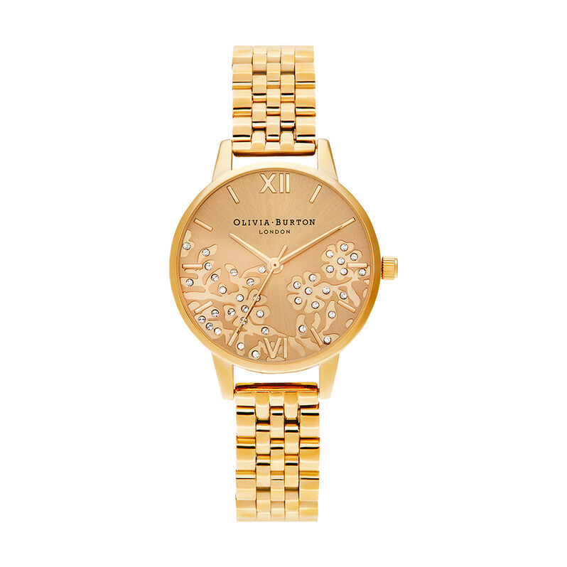 Montre Olivia Burton Bejewelled Lace Dore - Spannringe Damen | OROVIVO