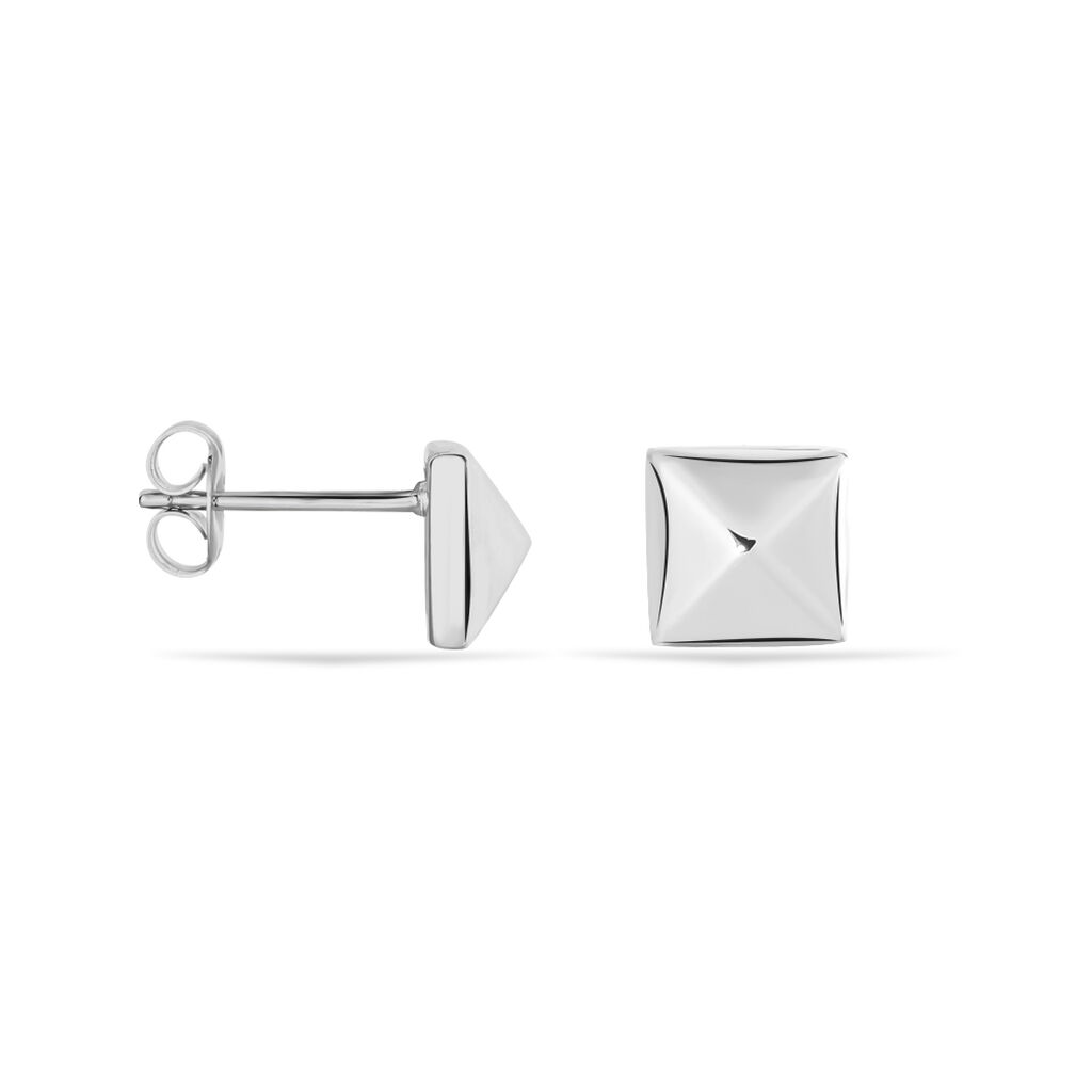 Damen Ohrstecker Silber 925 Pyramid - Ohrstecker Damen | OROVIVO
