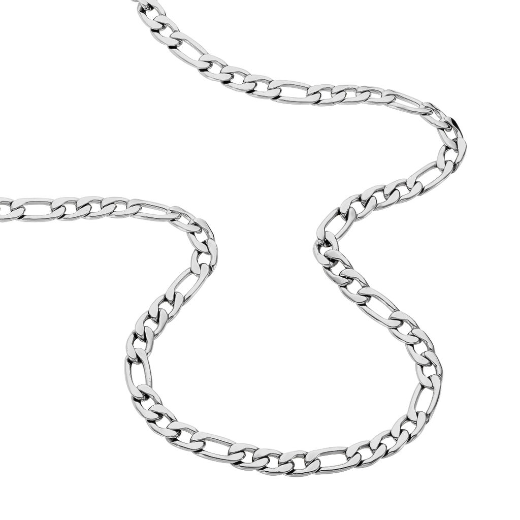 Unisex Gliederkette Figarokette Edelstahl  - Halsketten Herren | OROVIVO