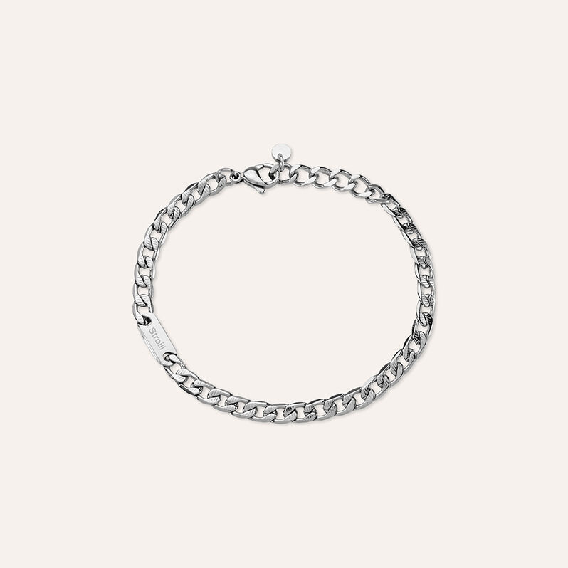 Bracciale Con Targhetta Man Code Acciaio - Spannringe Herren | OROVIVO