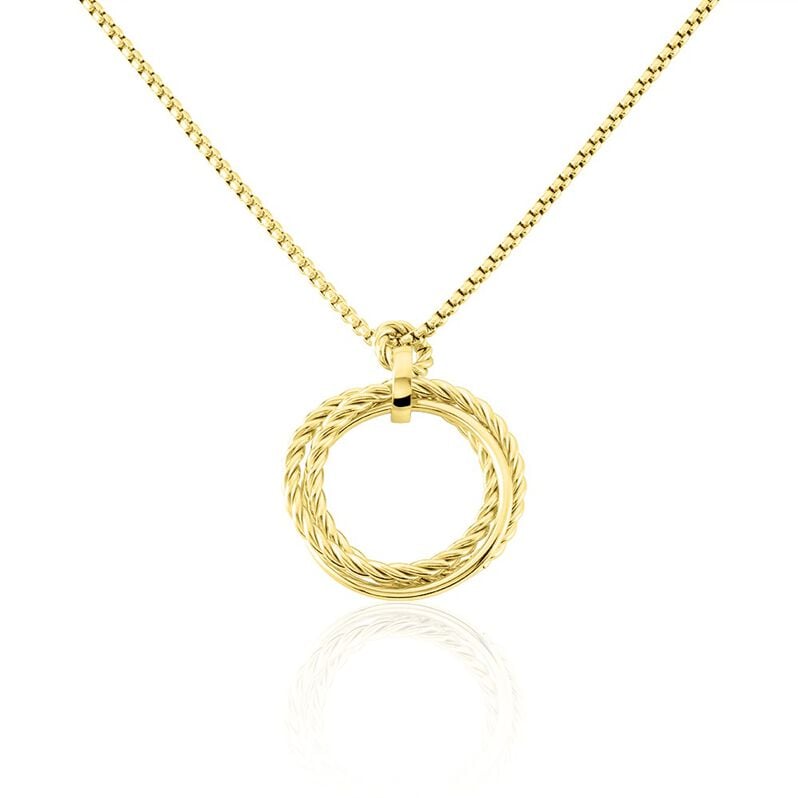Collier Sautoir Acier Doré Galaad - Spannringe Damen | OROVIVO