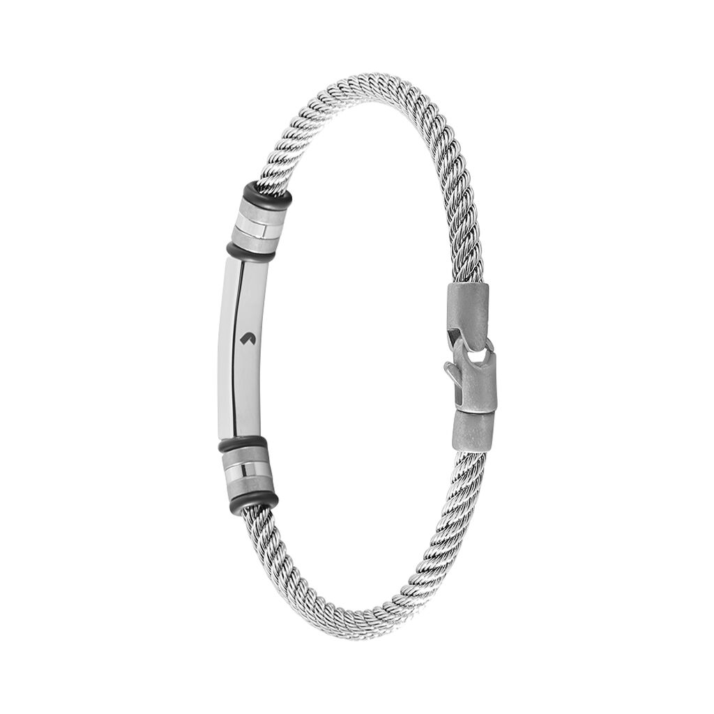 Bracelet Jourdan Acier Cable Vis Or - Spannringe Herren | OROVIVO