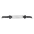 Herren Lederarmband Edelstahl Schwarz - Lederarmbänder Herren | OROVIVO