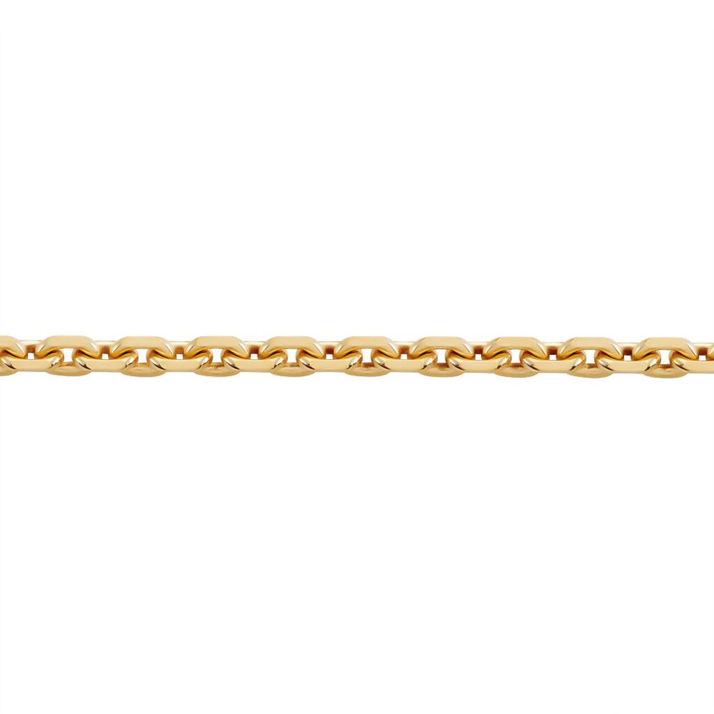 Damen Ankerkette Gold 375 Diamantiert  - Halsketten Damen | OROVIVO