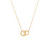 Damen Collier Gold 375 (9 Karat) Kreis