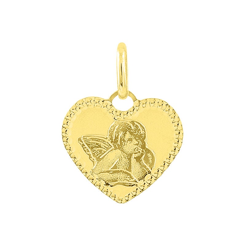 Pendentif Ange Coeur Or Jaune - Spannringe Familie | OROVIVO