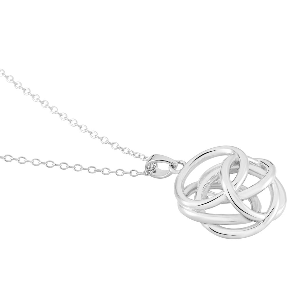 Damen Halskette Silber 925 rhodiniert Knoten - Halsketten Damen | OROVIVO