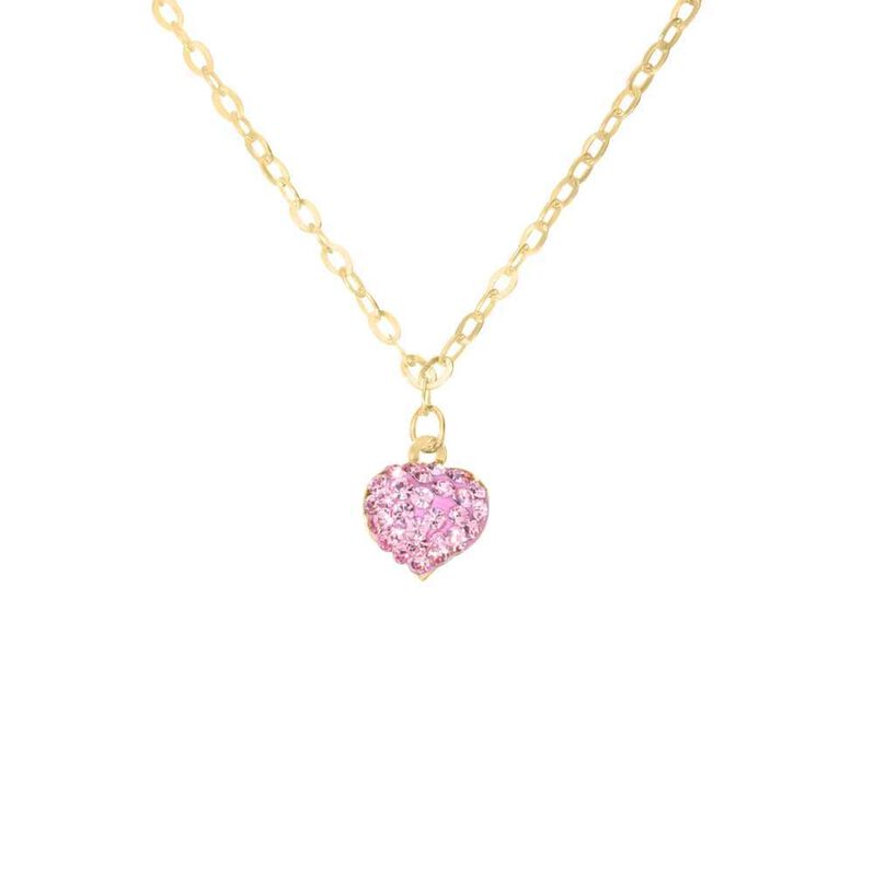 Collana Mon Petit Oro Giallo Cristallo - Spannringe Kinder | OROVIVO