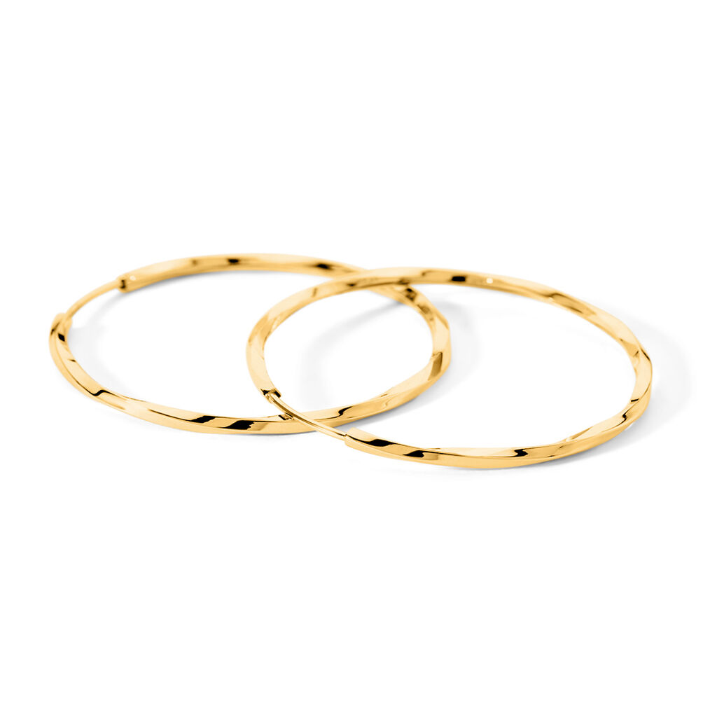 JUSTINE Damen Creolen Gold 375 (9 Karat)