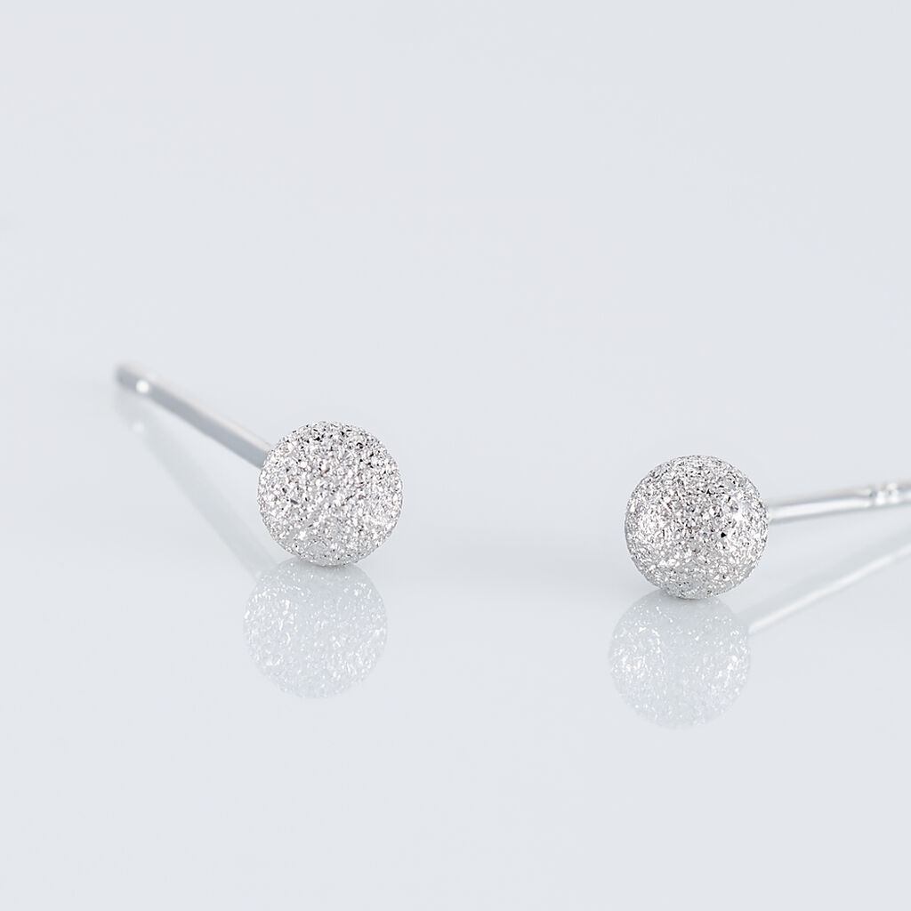 Damen Ohrstecker Silber 925 Kugel 4mm  - Ohrstecker Damen | OROVIVO
