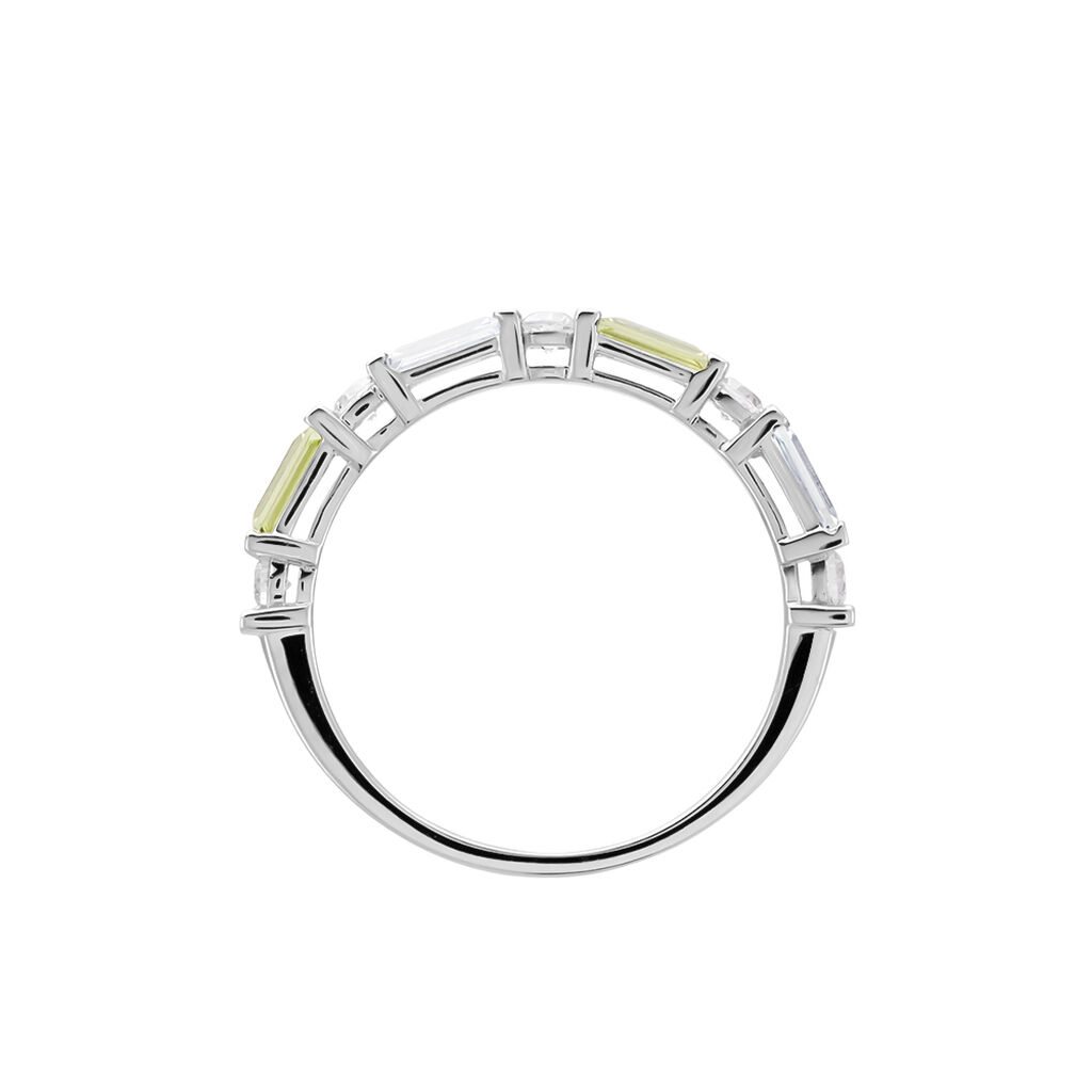 Liberta Damen Ring Wei&szlig;gold 375 (9 Karat) Topas Himmelblau 0,21 ct