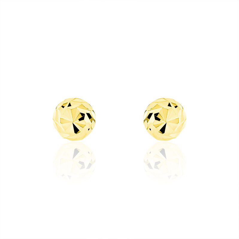 Boucles D'oreilles Puces Jessen Rosace Or Jaune - Spannringe Damen | OROVIVO