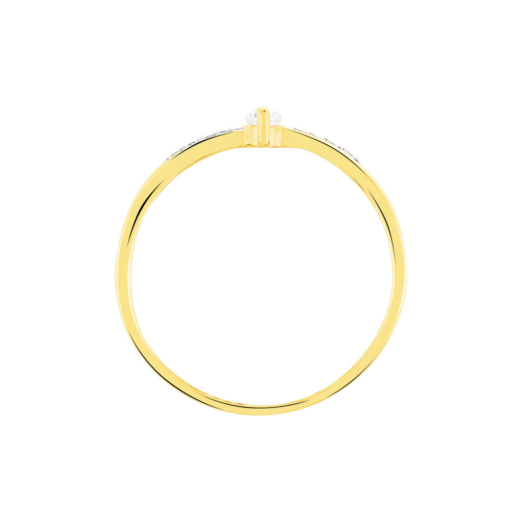 Bague Anaise Or Jaune Ailes De Mouette - Spannringe Damen | OROVIVO