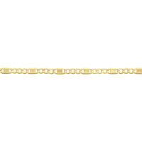 Damen Figarokette Gold 375 