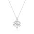 STELLA Damen Collier Silber 925 Zirkonia Wei&szlig; 1,45 ct B 1,2 mm