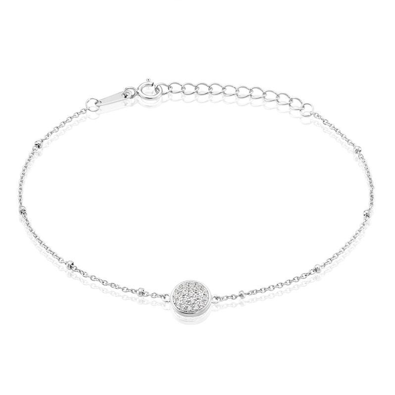 Bracelet Pascalin Argent Weiss Oxyde De Zirconium - Spannringe Damen | OROVIVO