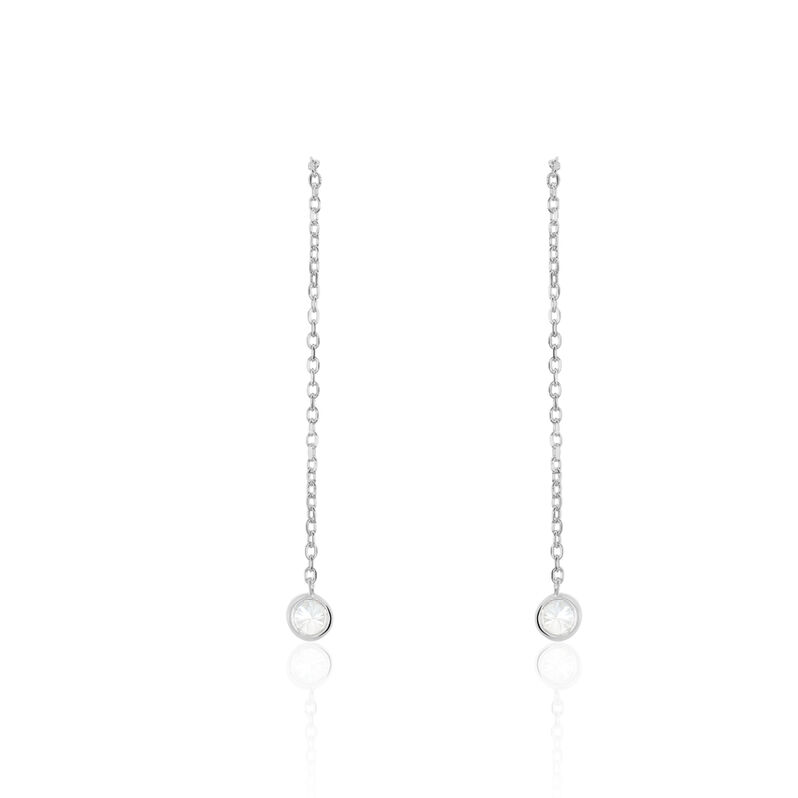 Boucles D'oreilles Colly Argent Gouttes - Spannringe Damen | OROVIVO