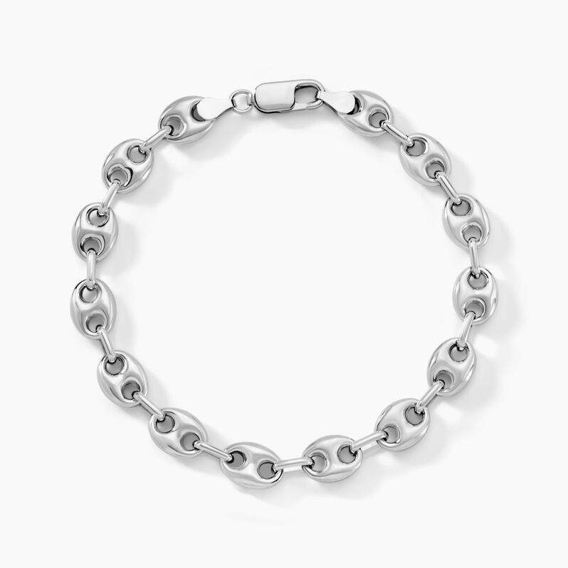 Bracelet Carrus Argent Blanc - Spannringe Herren | OROVIVO