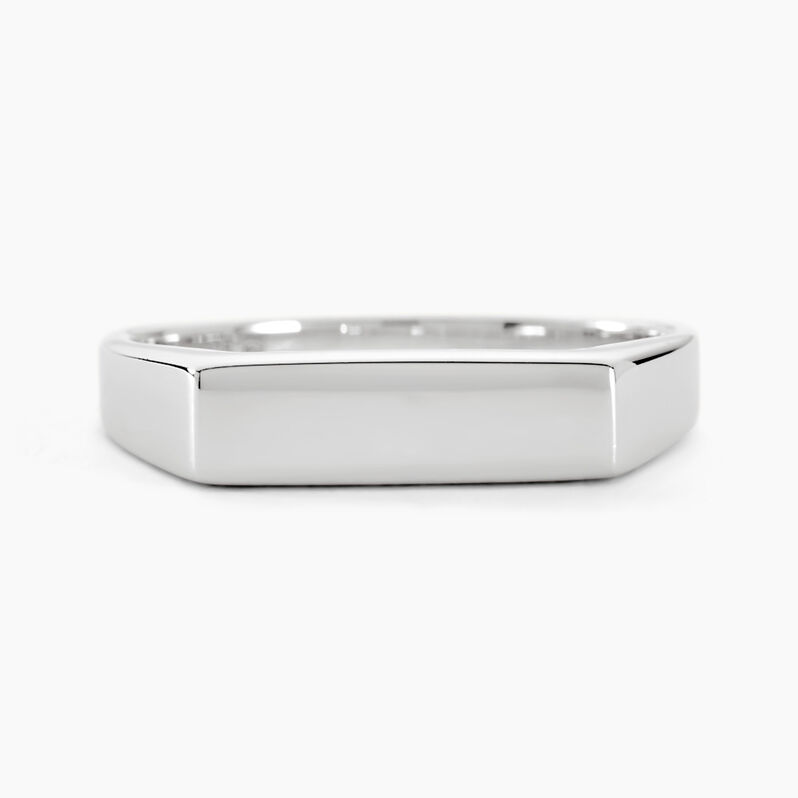Chevalière Melvin Argent Weiss - Spannringe Herren | OROVIVO