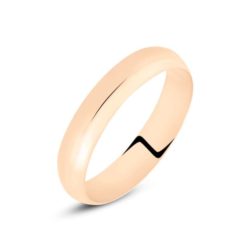 Fede Mantovana Leggera 5 mm Oro Rosa - Spannringe Unisex | OROVIVO