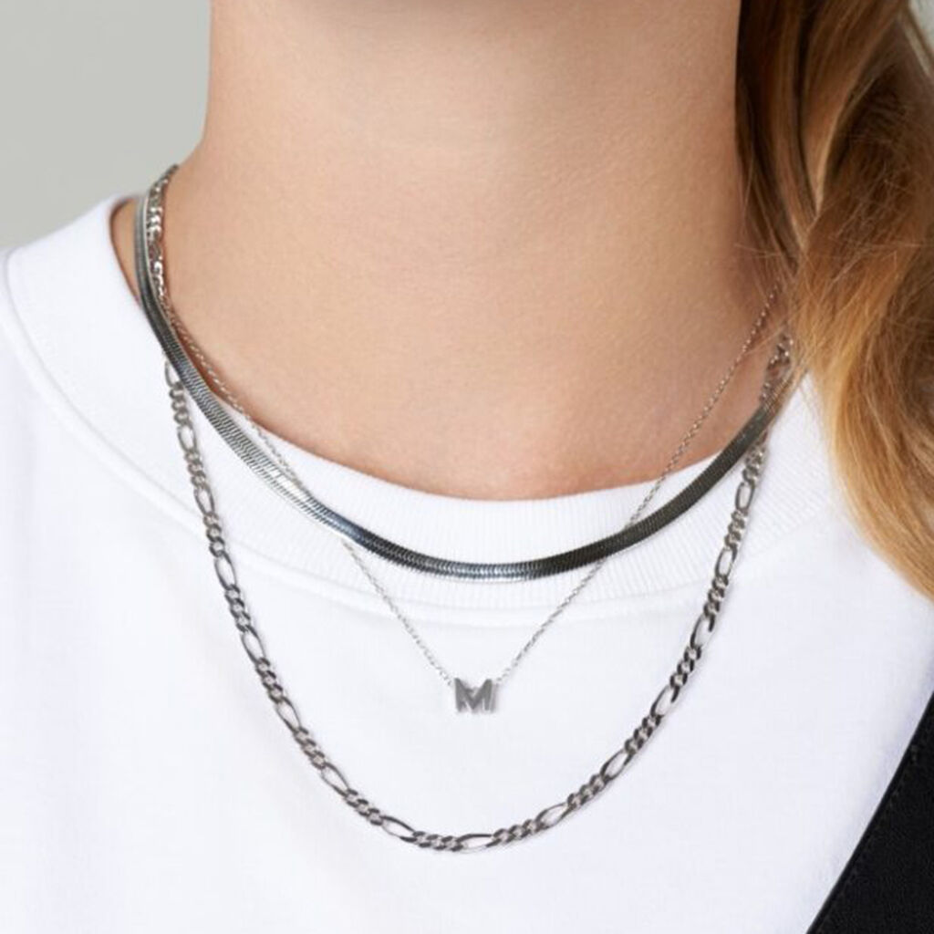 Unisex Figarokette Silber 925  - Halsketten Unisex | OROVIVO