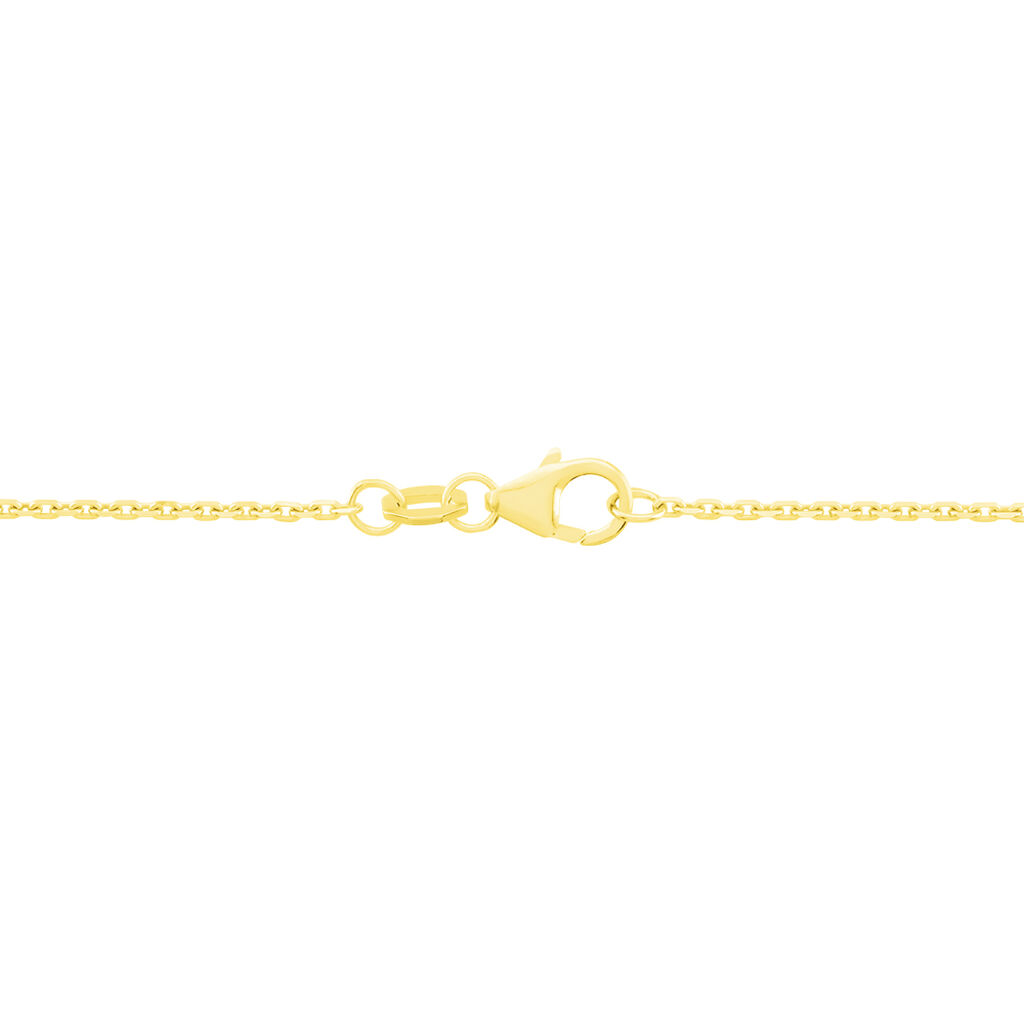 Kinder Ankerkette Gold 333 Diamantiert 34m - Halsketten Kinder | OROVIVO