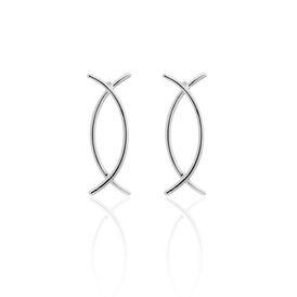 Damen Ohrstecker Lang Silber 925  - Ohrstecker lang Damen | OROVIVO