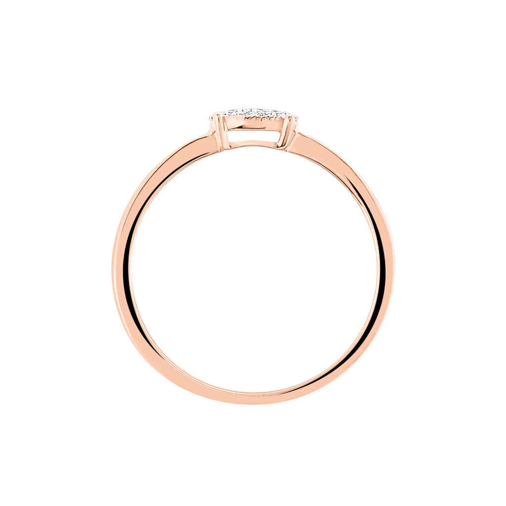 Bague Princesse Or Rose Diamant - Spannringe Damen | OROVIVO