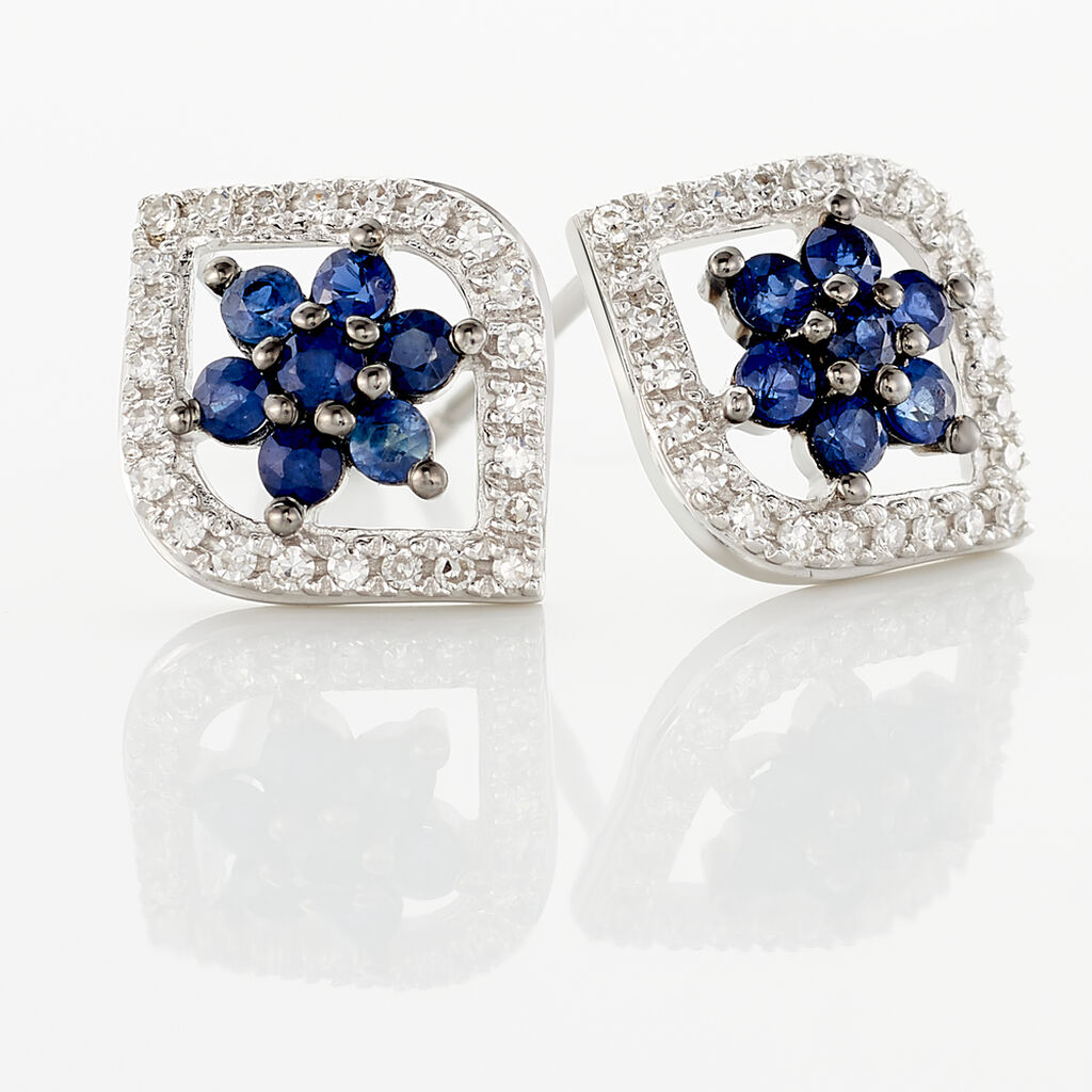 Boucles D'oreilles Or Weiss Linaelle - Spannringe Damen | OROVIVO
