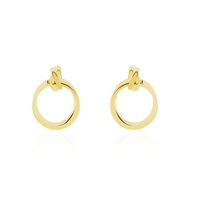 Boucles D'oreilles Pendantes Acier Dore - Spannringe Damen | OROVIVO