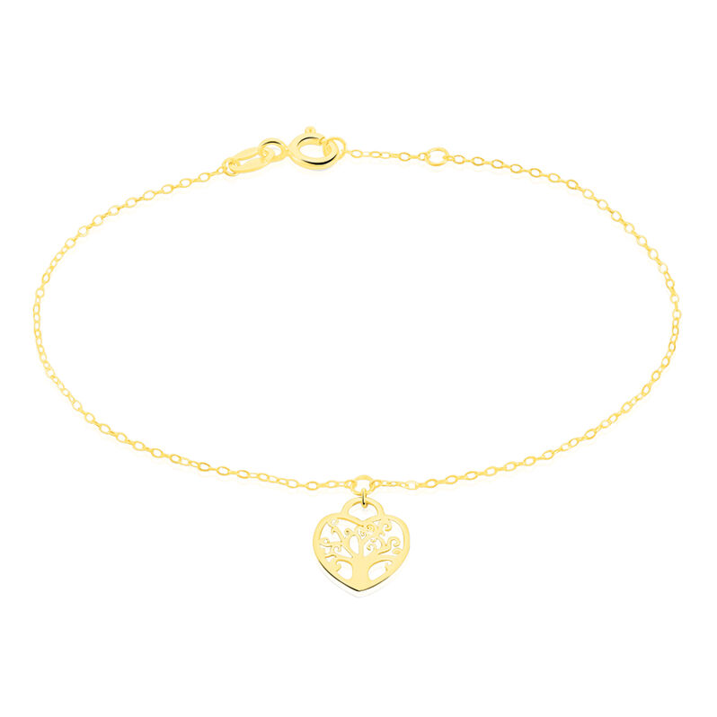 Bracelet Or Jaune Ivane Arbre De Vie - Spannringe Damen | OROVIVO