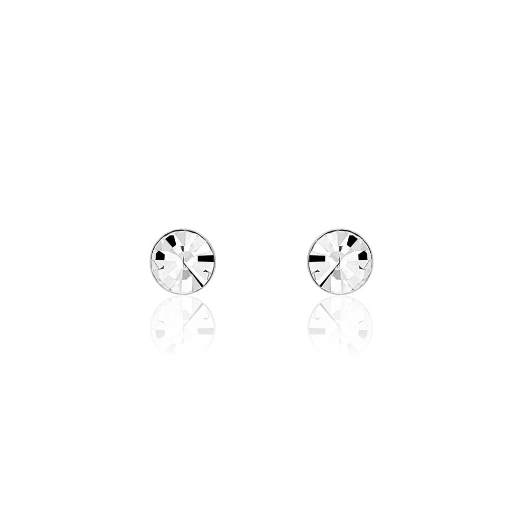 Damen Ohrstecker Silber 925 Zirkonia, Ohrstecker mit Stein