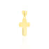 INGRID KREUZ 1 Unisex Anhänger Gold Bicolor 333 (8 Karat) Religiöses Kreuz
