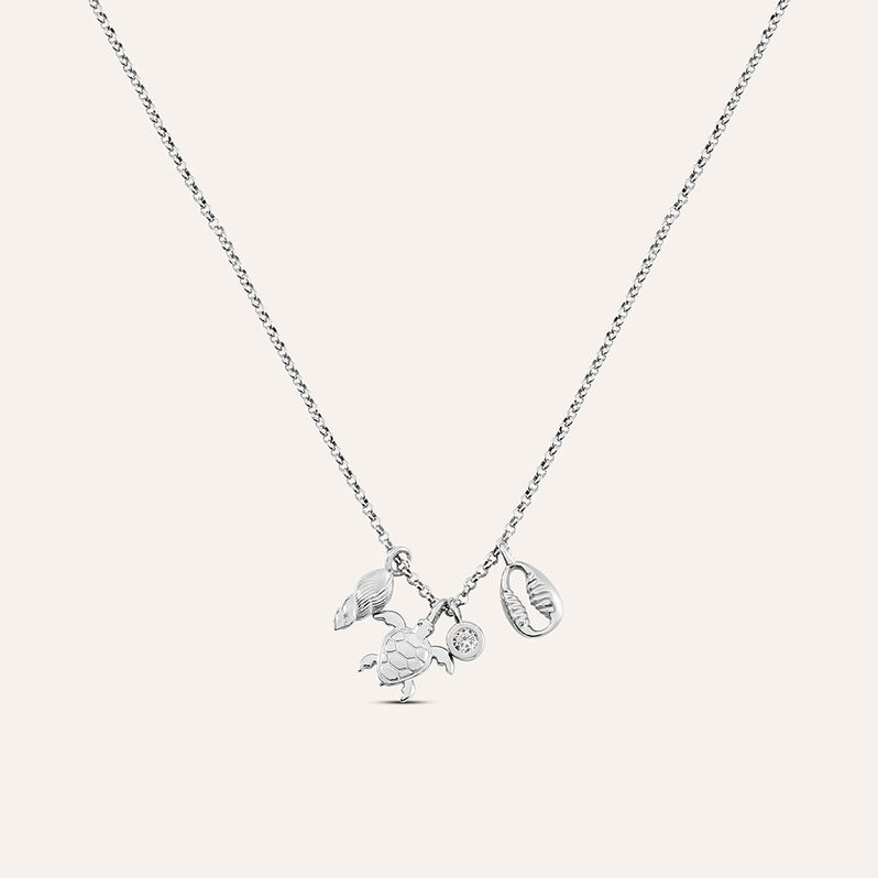 Collana Silver Collection Argento Rodiato Cubic Zirconia - Spannringe Damen | OROVIVO