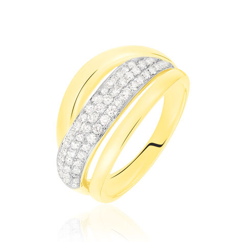 Damenring Gold 750 Diamanten 0,513ct - Ringe mit Stein Damen | OROVIVO