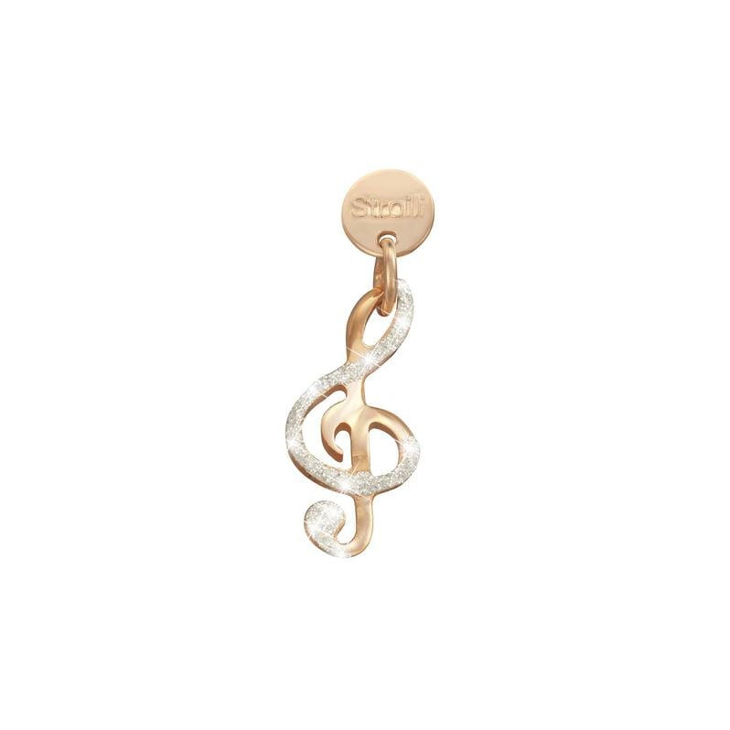Pendente Love Beats Argento Rosa - Spannringe Damen | OROVIVO