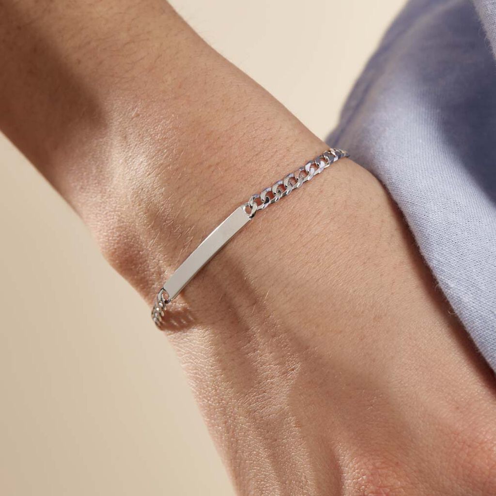 Gourmette Argent Rhodié  - Spannringe Damen | OROVIVO