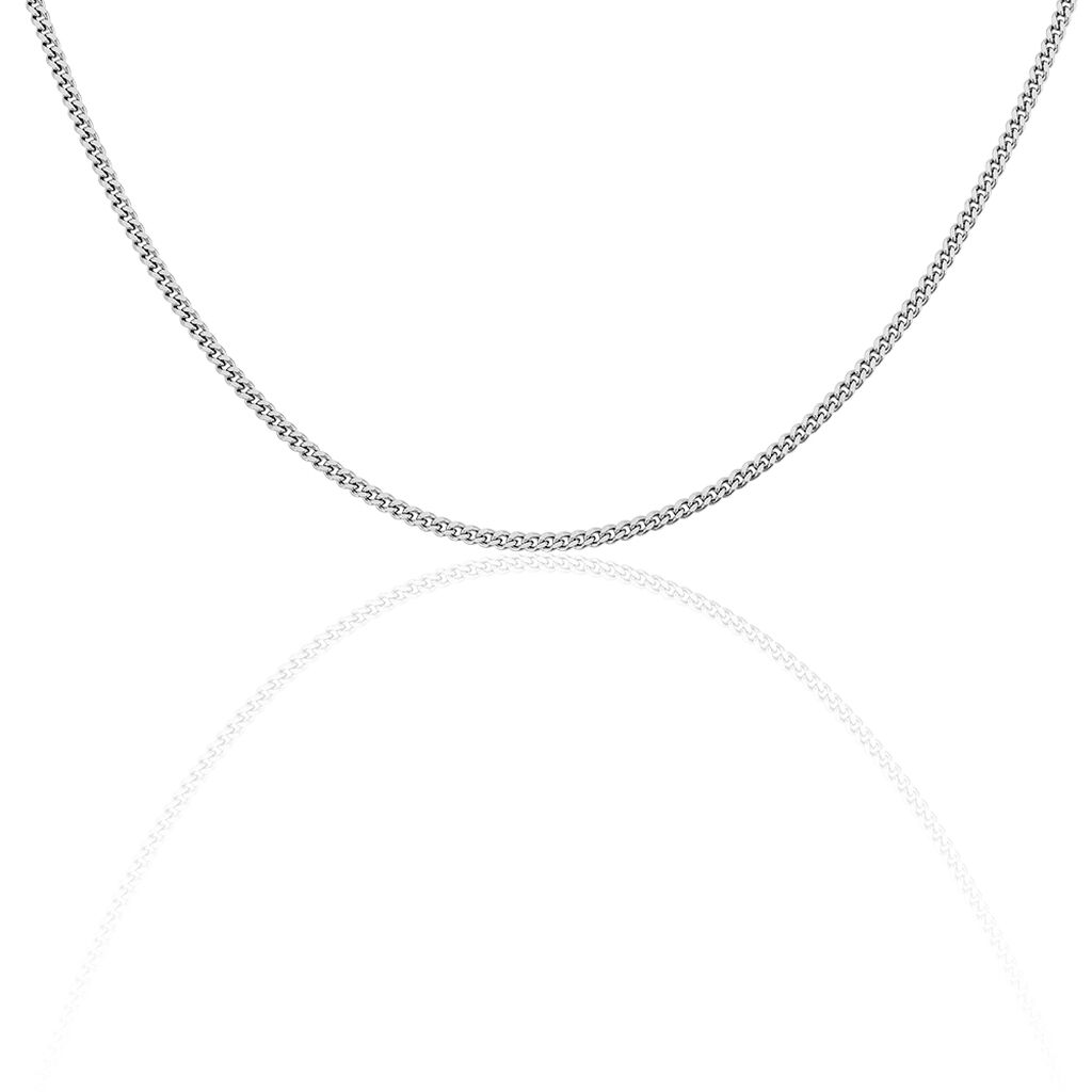 PANZER S 6 Unisex Kette Silber 925 B 1 mm, Kette ohne Stein