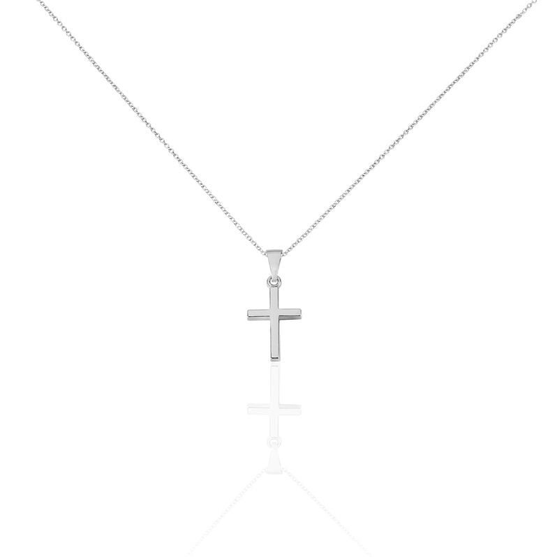 Damen Collier Silber 925 Religi&ouml;ses Kreuz - Halsketten Damen | OROVIVO