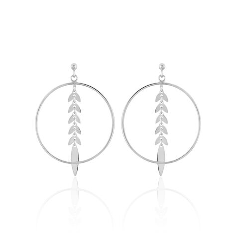 AUXANNE Damen Ohrringe Lang Silber 925 Blatt - Ohrringe  | OROVIVO