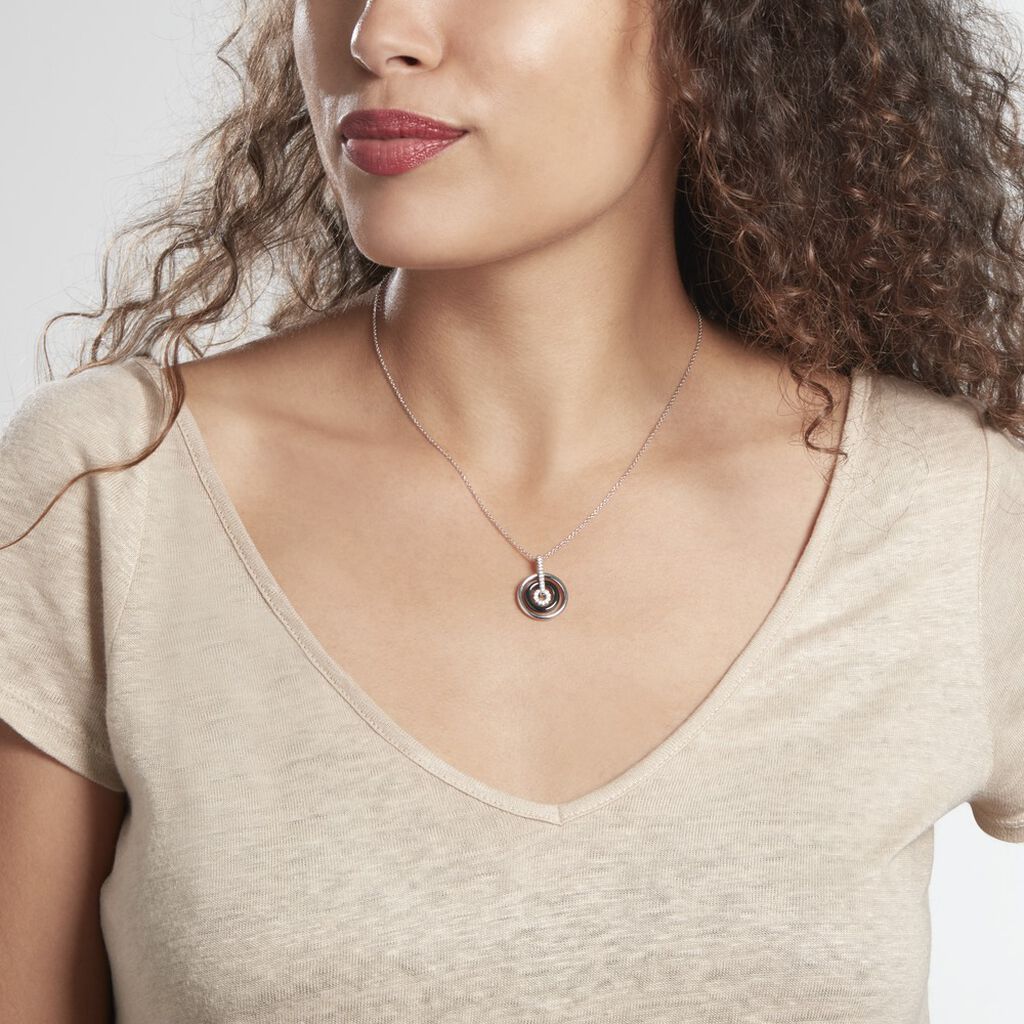 Collier Ina Argent  Et Ceramique - Spannringe Damen | OROVIVO