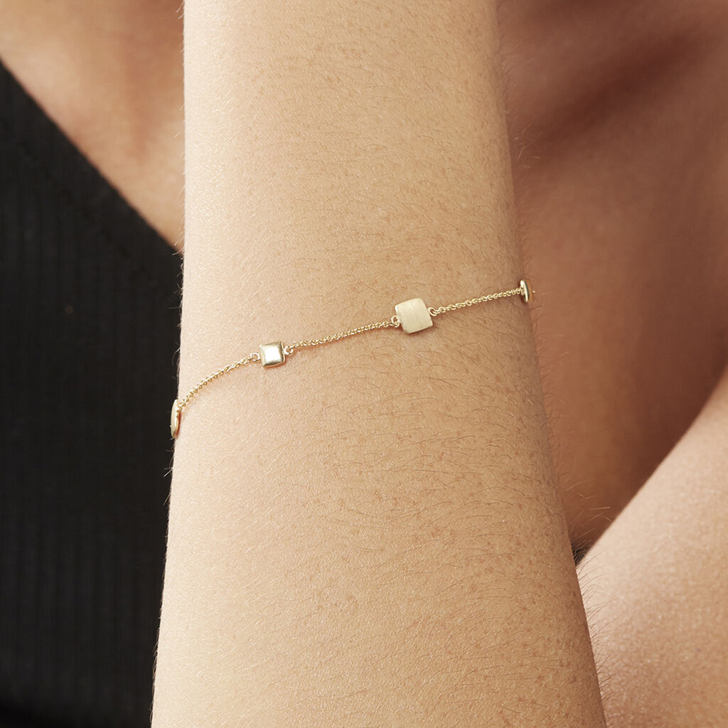 Damenarmband Gold 375 Plättchen - Armbänder Damen | OROVIVO