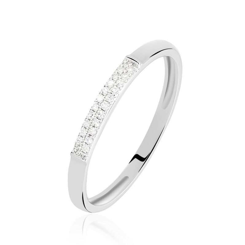 Bague Amani Or Weiss Diamants - Spannringe Damen | OROVIVO