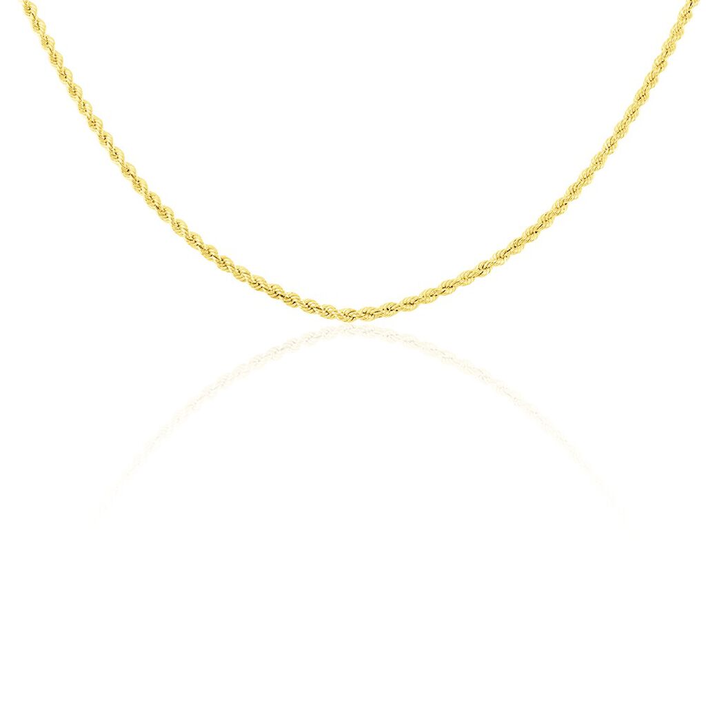 Damen Kordelkette Gold 375  - Halsketten Damen | OROVIVO