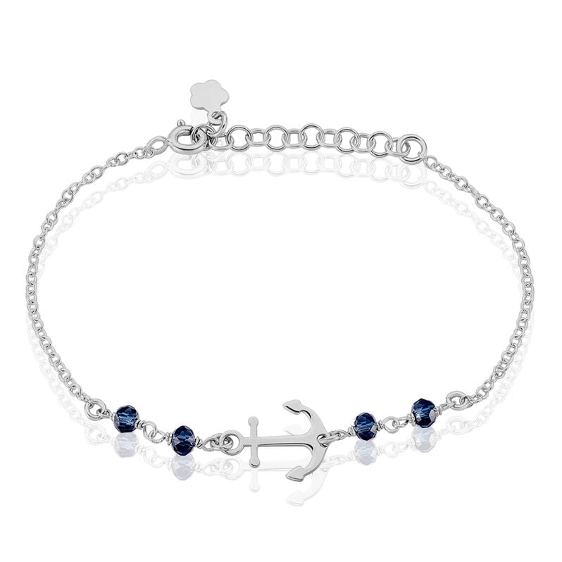 Bracelet Erilia Argent Ancre Marine - Spannringe Damen | OROVIVO