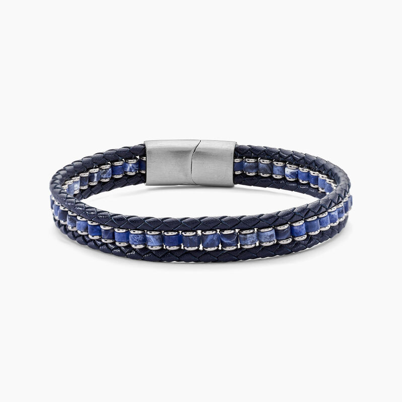 Bracelet Alassio Acier Weiss Sodalite - Spannringe Herren | OROVIVO