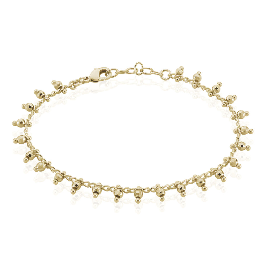Bracelet Plaque Or Neria Boules - Spannringe Damen | OROVIVO