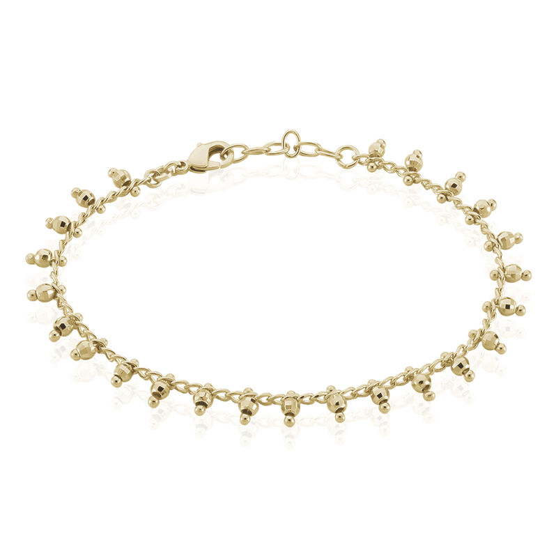 Bracelet Plaque Or Neria Boules - Spannringe Damen | OROVIVO