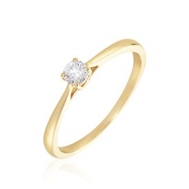 Damen Ring Gold 375 Diamant 0,15ct   Victoria    - Ringe mit Edelsteinen Damen | OROVIVO